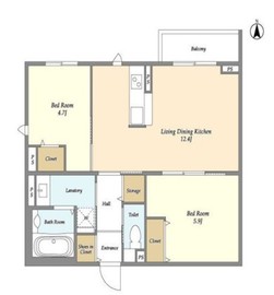 グラン高輪 001 間取り図