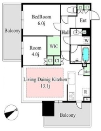 シティタワーズ東京ベイ 4階 間取り図