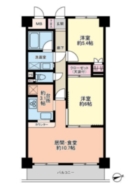 藤和シティホームズ本郷 6階 間取り図