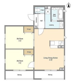 グラン高輪 302 間取り図