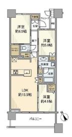 プラウドシティ日吉レジデンスⅡ 6階 間取り図