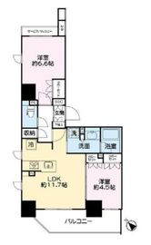 ネベル横浜関内 11階 間取り図
