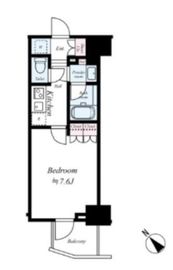 プレール・ドゥーク王子 6階 間取り図