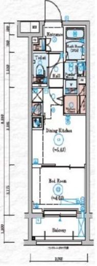 GENOVIA川崎Ⅴ (ジェノヴィア川崎Ⅴ) 1階 間取り図