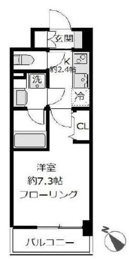 ロイジェント磯子 4階 間取り図