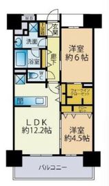 イニシア上野根岸 13階 間取り図