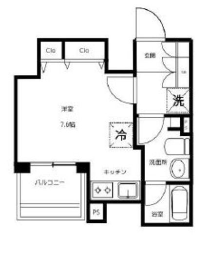 コンシェリアR 横濱桜木町 401 間取り図