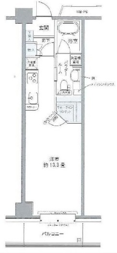 プライムアーバン豊洲 426 間取り図