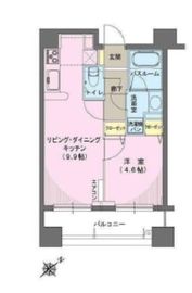 ヒルレジデンス大崎 6階 間取り図