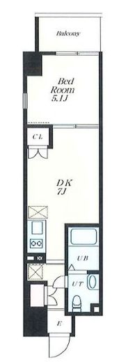 Alivis西葛西norte 802 間取り図