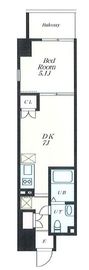Alivis西葛西norte 802 間取り図