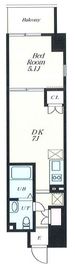 Alivis西葛西norte 703 間取り図