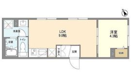 ウェルスクエア二子玉川 403 間取り図