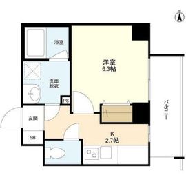 ドルチェヴィータ自由が丘 306 間取り図