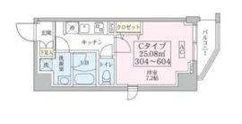 スカイコートリュクス元住吉 3階 間取り図