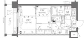 ZOOM新宿西落合 3階 間取り図