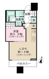 パークコート渋谷ザタワー 15階 間取り図