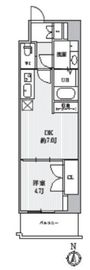 CAVANA+YOTSUYA (カバナ+四谷) 502 間取り図