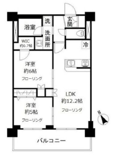 エヌステージ赤羽志茂 302 間取り図