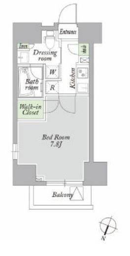 アーバンパーク西巣鴨 E1601 間取り図