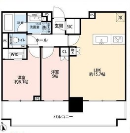 アトラス北千住 8階 間取り図