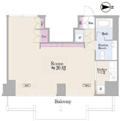 ROKA TERRAZZA （ロカテラーザ） 4501 間取り図