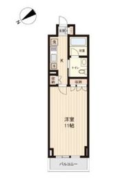 プラティーク清澄白河 511 間取り図