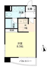 ティアラ恵比寿 501 間取り図