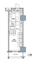 パークハビオ東中野 207 間取り図
