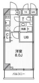 プライマル武蔵関 203 間取り図