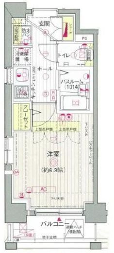 エステムプラザ品川アーバンヒルズ 7階 間取り図