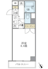 KDXレジデンス横浜関内 407 間取り図