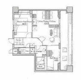 LANAI TOWN RENAISSANCE PLAZA HOUSE (ラナイ タウン ルネッサンス プラザハウス) 504 間取り図