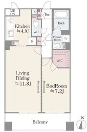 CITY PLACE AYASE 611 間取り図