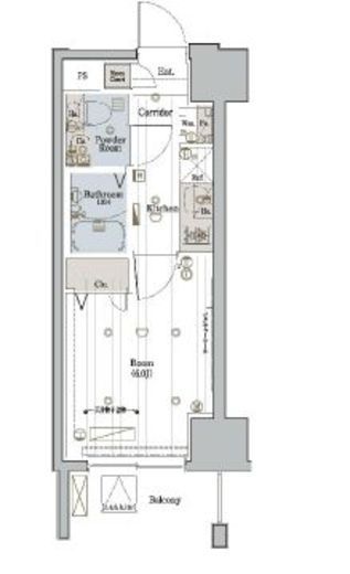 メイクスデザイン川崎Ⅱ 10階 間取り図
