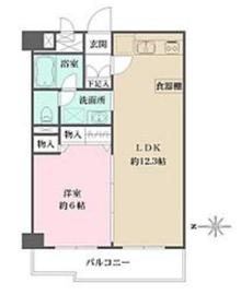 飯田橋ハイタウン 5階 間取り図