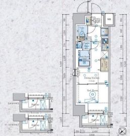 エステムコート横濱反町 11階 間取り図