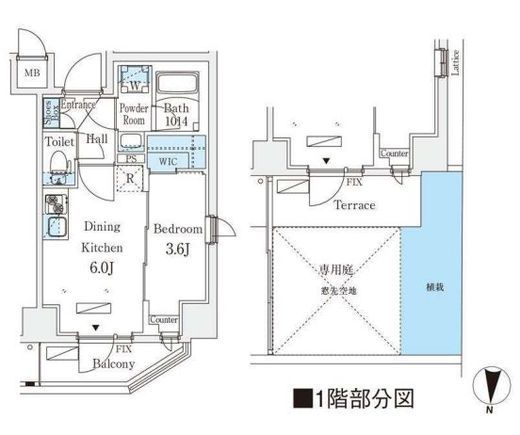 リテラス住吉 601 間取り図