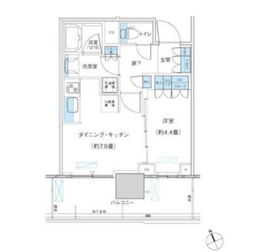 パークシティ柏の葉キャンパス ザ・ゲートタワー ウエスト 1202 間取り図