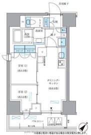 パークアクシス東日本橋 601 間取り図