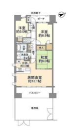 ジェントリーハウス品川大井 2階 間取り図