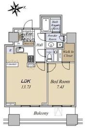 シティタワー高輪 4階 間取り図