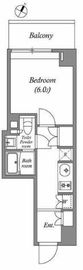 ラクレイス横濱関内 408 間取り図
