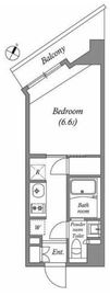 ラクレイス横濱関内 602 間取り図