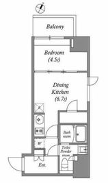 ラクレイス横濱関内 812 間取り図