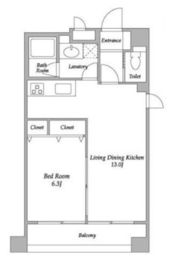 KDXレジデンス阿佐ヶ谷 408 間取り図