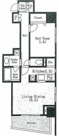 CAVANA八丁堀 (カバナ八丁堀) 302 間取り図