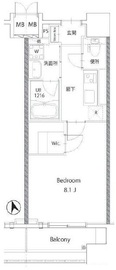 ベルヴュコート湘南 803 間取り図