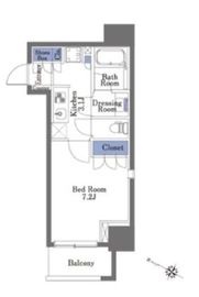 プライムメゾン神保町 1204 間取り図