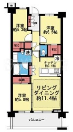 ブランズシティ本郷台リバーサイドテラス 4階 間取り図